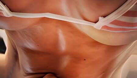 Lamuland - His abdominal muscles are put to the test, hit like a punching bag he has to resist - ABS Fitgirl Fetish belly button