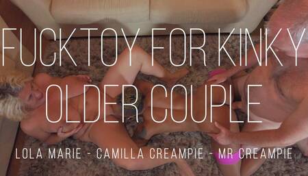 Fucktoy for kinky older couple