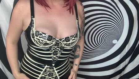 Goddess in Latex Mesmerizes You and Makes You Her Drone