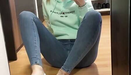 I know you love it when I show you how sweaty my socks are!