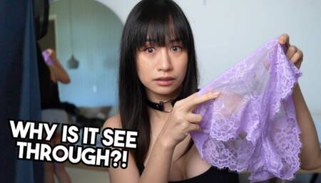 I tried a See Through Lingerie Try On Haul