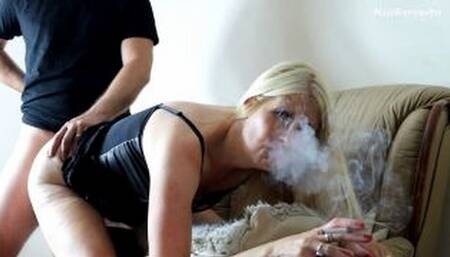 Smoking BJ Anal and Facial