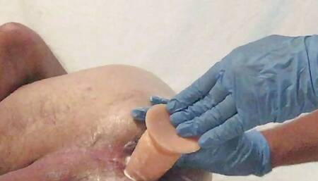 Vic enjoying anal play