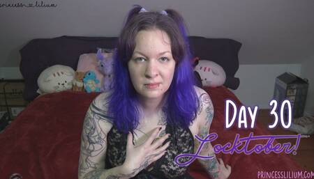 Tattooed brat femdom Princess Lilium gives you Locktober day 30 task! Training, written task, fantasy manifestation! (SD mkv)