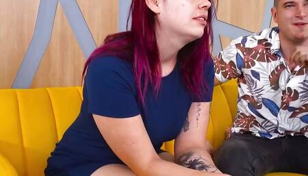 Broad redhead hottie and her boyfriend want you to see 'em fucking!!