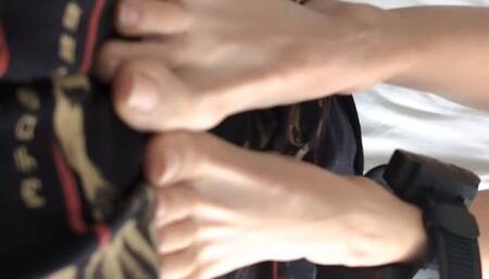 BAD GIRL TOUCHES YOU WITH HER FEET | Savannah