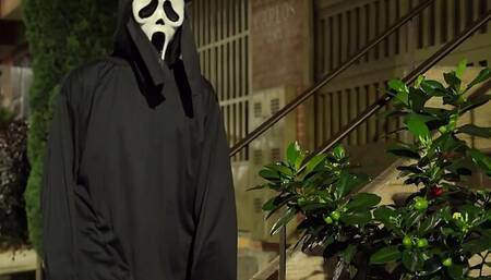 Ghostface fucking a big ass goth girl