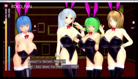 Girl Beats Hero 3 0,05 Bunny Girls