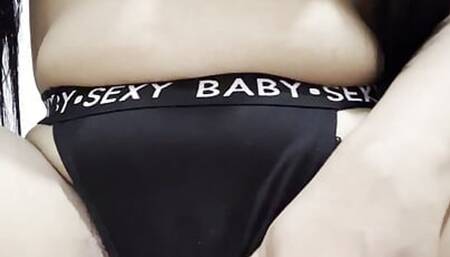 I discovered my stepsister dressed as a bunny masturbating