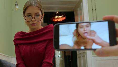 Cheating Wife Jumps on Huge Cock for His Silence POV