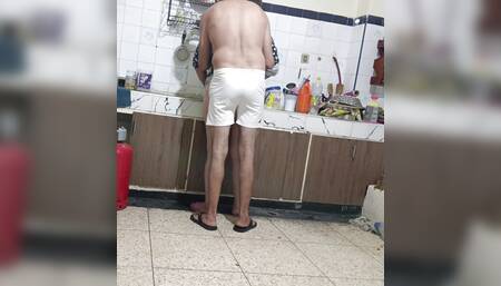 I GO INTO THE KITCHEN TO FUCK MY STEPSISTER very nice anal sex tight ass