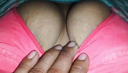 Put finger in pussy and heated it, removed water from pussy
