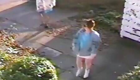 Naughty parents tormenting girl