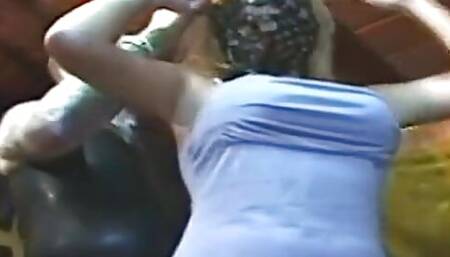 Two amazing MILF in spanking action