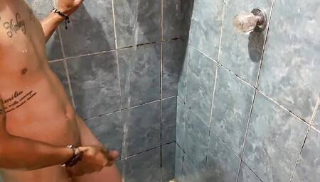 I Fuck My Stepbrother in the Shower Until I Cum