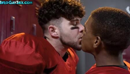 IR sportive locker room stud barebacked till cumshot
