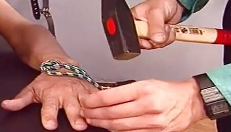 Sharp nails go in slave