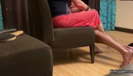 Neighbor Marianne enjoys spanking me