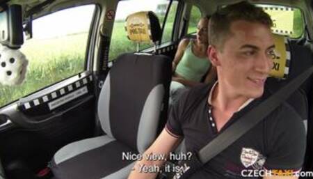 Czech Taxi E08: Squirting young nympho