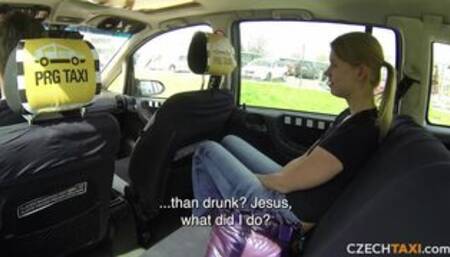 Czech Taxi E05: Young blonde fucks on the way to work
