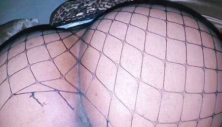 Big ass bouncing on that dick before work