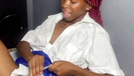 Naught petite student used what she has to get what she wanted from school teacher