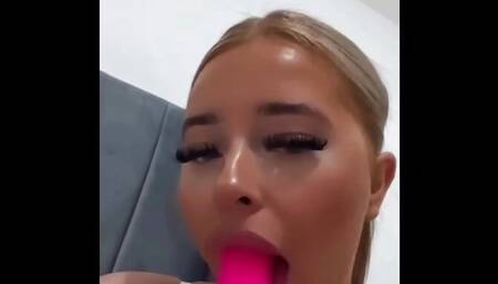 Horny British Slut Solo Masturbation