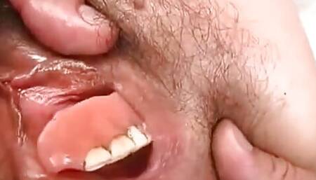 Take your teeth out and suck me