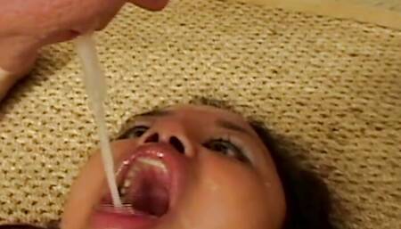 Face Fucking Threesome for Two Amazing Whores Who Love Doing Deep Throat