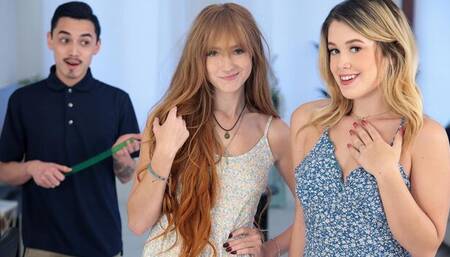 Amber Stark and Ashley Alexander are enjoying this big dick