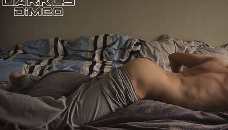 Morning Routine. Horny Daddy Pulls off His Gray Pants and Pillow Humping Imagining Your Tight Hole