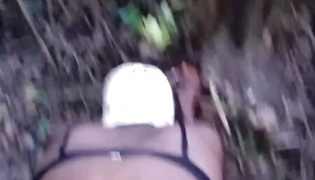 Ebony house maid dicked down by a bbc deep in the bush cum all over her ass