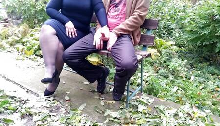 Our dirty hobby is cumming on the street