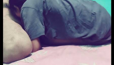 Bangladeshi College girl first time fucking and giving blowjob to her bf in hotel
