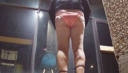 Halloween CD sissy Whore is Mature and ready or dick action outdoors