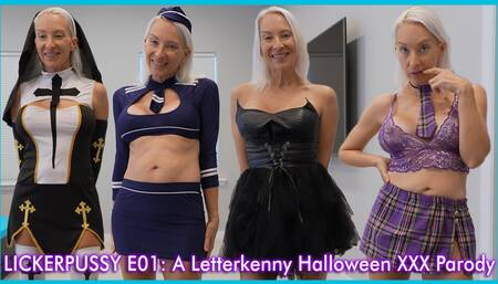 LICKERPUSSY E01: Stella McMurray's Halloween Anal & Cum In Mouth (A Letterkenny XXX Parody) FULL VIDEO