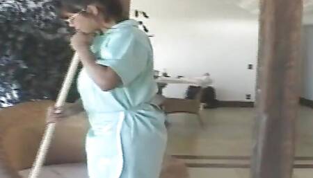 Teen Brazilian Maid Gets Caught and Fucked