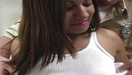 Latina Teen Sonia Agular Getting Fucked by Border Patrol