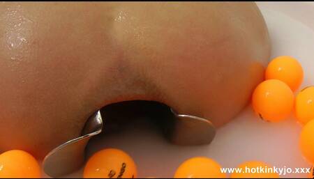 Ping-pong Balls Fun Bath and Xo Speculum Anal Movie by Hotkinkyjo