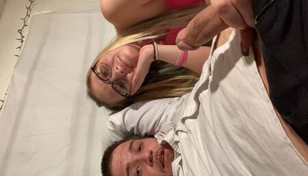 nympho sexy ass hot blonde amateur sucks cock