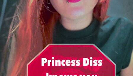 Princess Diss knows you jerk off to Miley Cyrus