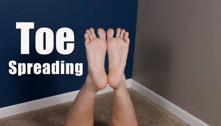 Toe Spreading Barefoot Soles Up in Air Feet Fetish - Kylie Jacobsx - MP4 1080p HD