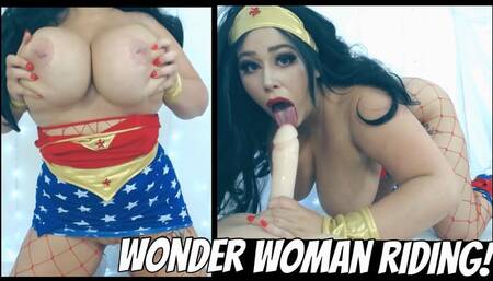 Wonder Woman - Riding Cock in Heels