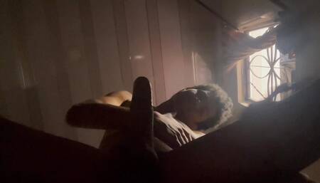 Masturbating Watching Porn with My Friend, I Suck Him off and He Cums in My Mouth