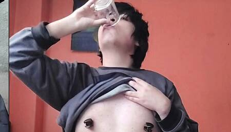 I Have the Semen That I Milked From Myself to Savor Its Sexual Flavor