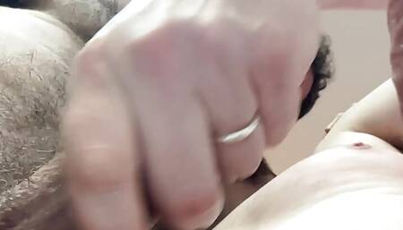 DL discreet married man jerks off with Guy Woof
