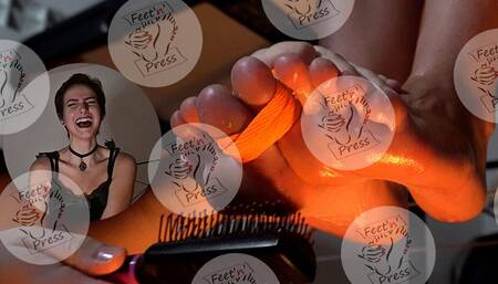 Mavi tickling feet on Halloween night! 1080 MP4