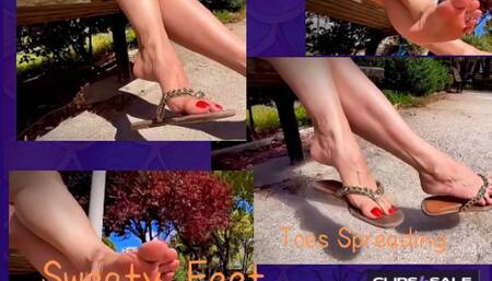 Flip flop well worn in summer