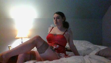 Sexy Halloween Costume Nylon Stockings Ass Worship Foot Fetish Livestream Tease