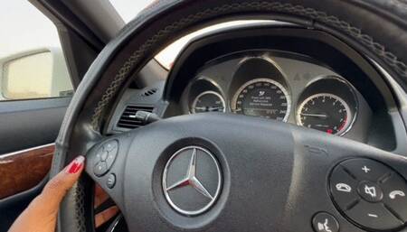 Recklessly Flooring and STOMPING In Jean And Wedges